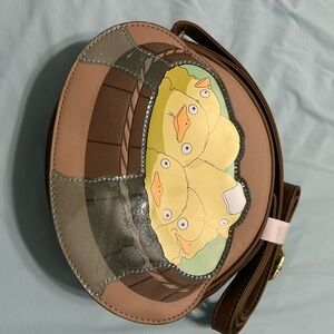 Loungefly Brown Duck-Themed Crossbody Bag